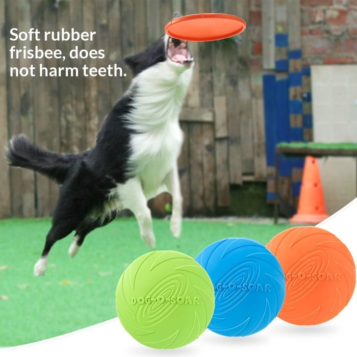 Pet Dog Bite-Resistant Training Flying Disc Fetch Toy
